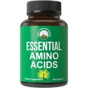 Toate 9 Suplimentul de aminoacizi esenţiali. Capsule cu 3X Mai mult Leucina pentru Recuperare musculara, crestere. Suplimentul EAA mai bun decât BCAA / acid aminos din lanţul BCAAS. Statele Unite ale Americii testat EAA pentru bărbați și femei