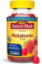 Nature Made Melatonin Gummies 2.5 mg, 100% Drug Free Sleep Aid for Adults, Melatonin Supplement 130 Count, 130 Day Supply