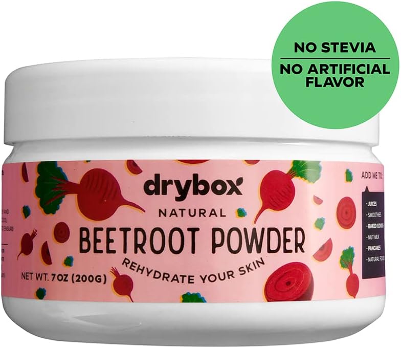 cutia uscată Pudră de sfeclă de zahăr, Superfood pure non-GMO, Booster oxid de azot, 7 Ounces (200 Gram)