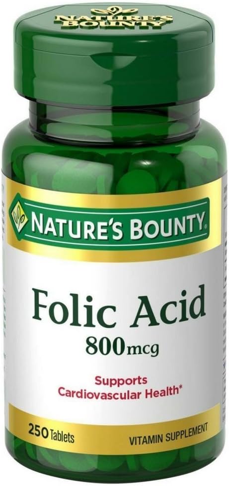 Acid folic 800 μg Tablete Concentraţie maximă, 2 flacoane (număr 250)