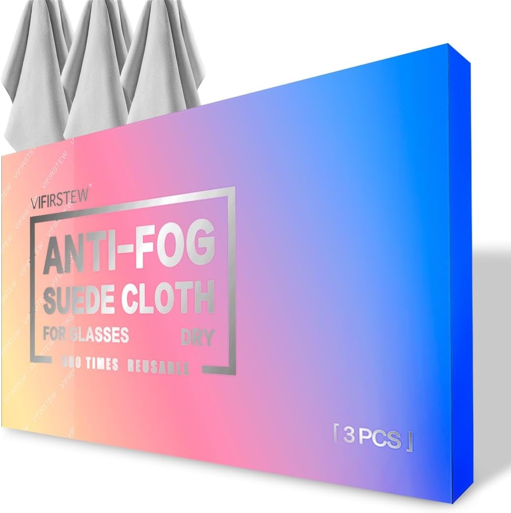 Haine anti-ceaţă uscate, 3 pachet de îmbrăcăminte anti-fogging pentru ochelari de vedere, ecran, Goggles, Reutilizabil şi portabil de curăţare a hainelor pentru ochelari cu măşti