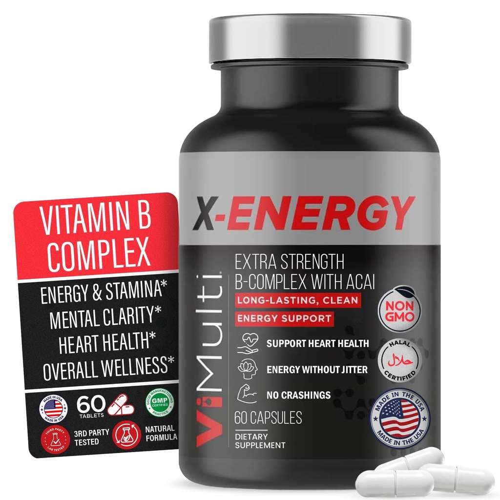 X-Energie Extra Putere B Complex cu Cafeina & Vitamina B12 