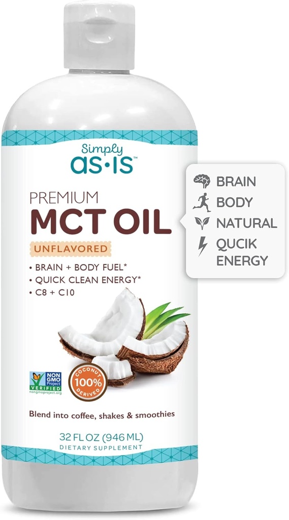 AS-IS Pur și simplu premium MCT ulei C8 & C10 