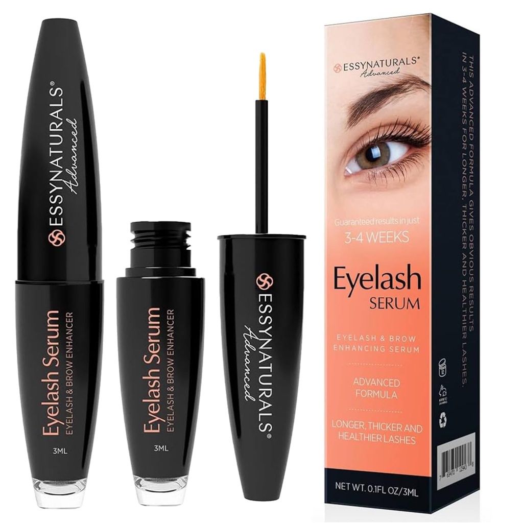 Essynaturals Premium Geanlass Growth Ser pentru mai mult, mai mult, mai groase Lashes
