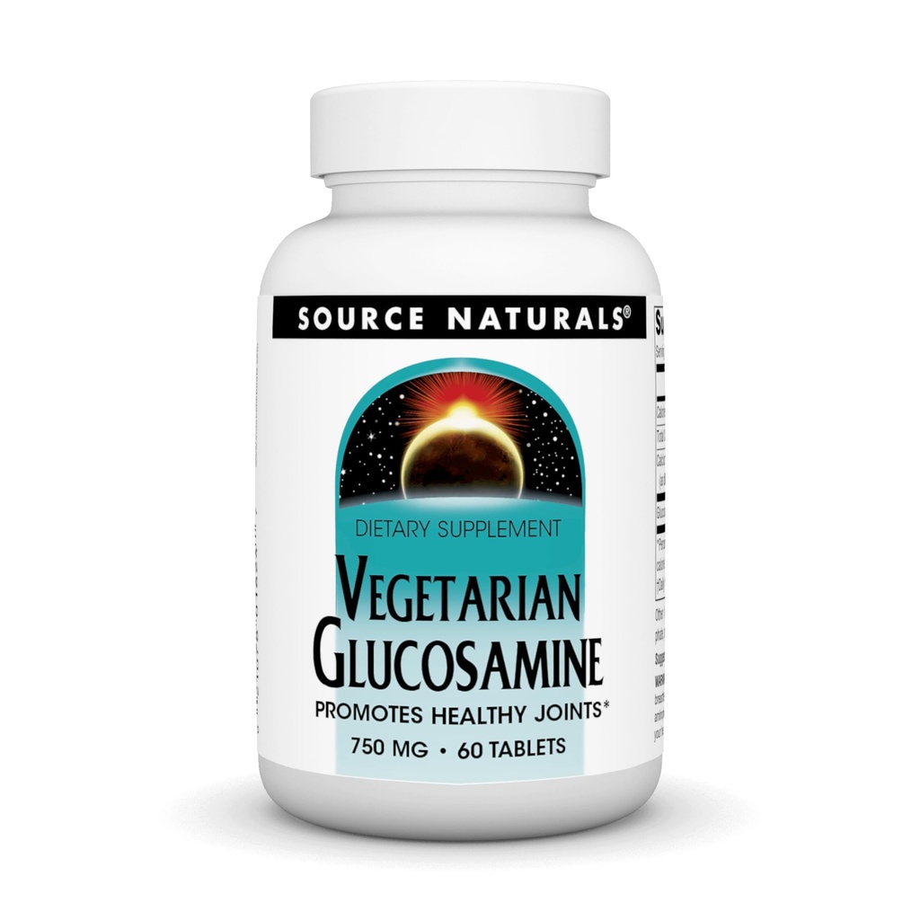 Naturals Sursa Vegetarian Glucosamină, Promovează articulații sănătoase*, 750 mg - 60 comprimate