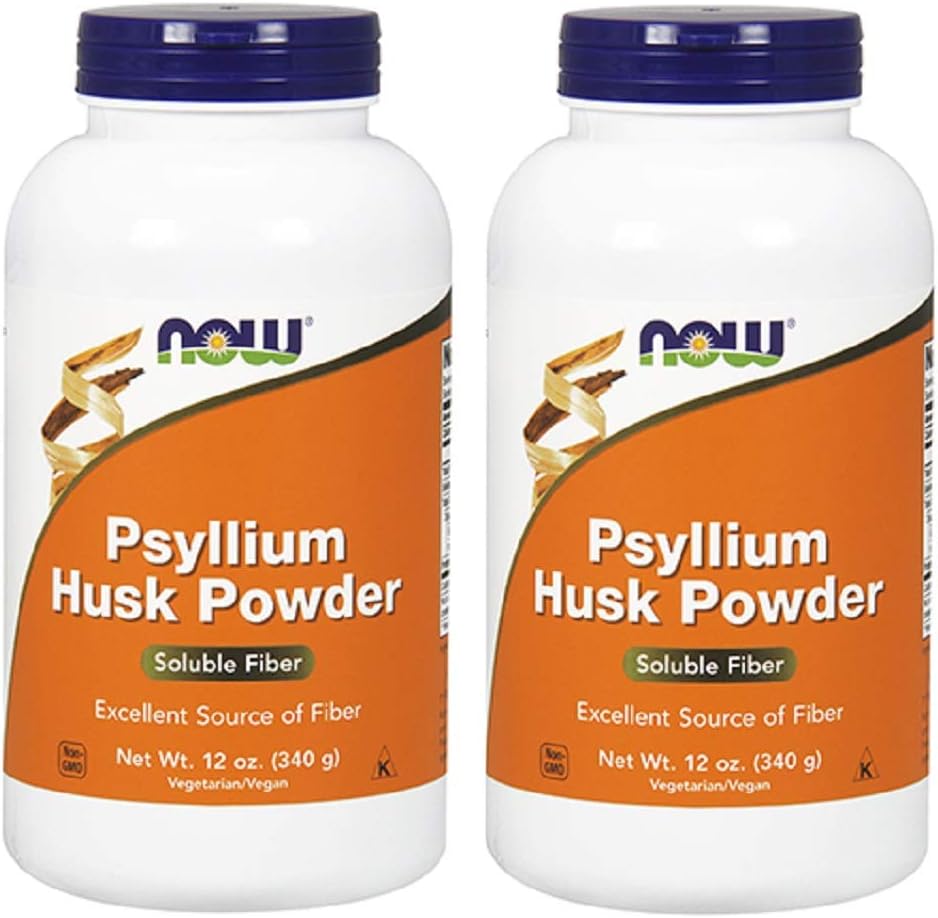 ACUM alimente Psyllium Husk Powder, 12 Ounce (Pachet de 2)