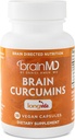 Brain Curcumins Brain Brain - 30 capsule Vegan - cu Longvida Curcumin - Gluten Free - 30 Servings