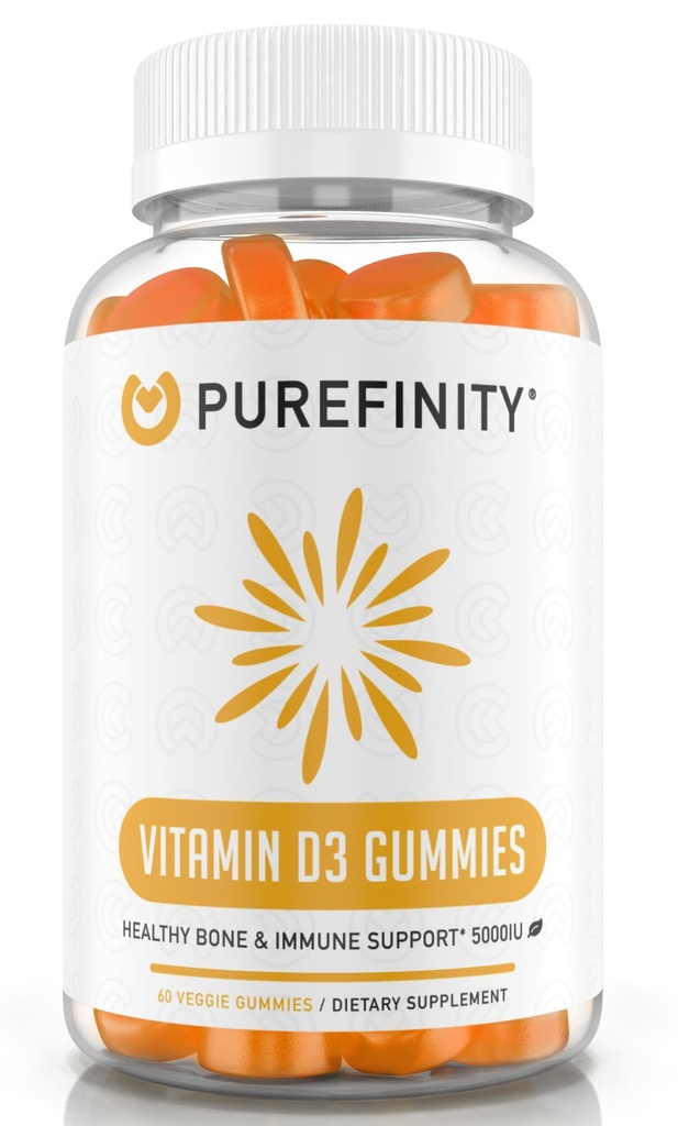 Purefinity Vitamina D3 5000 ui Gummies 
