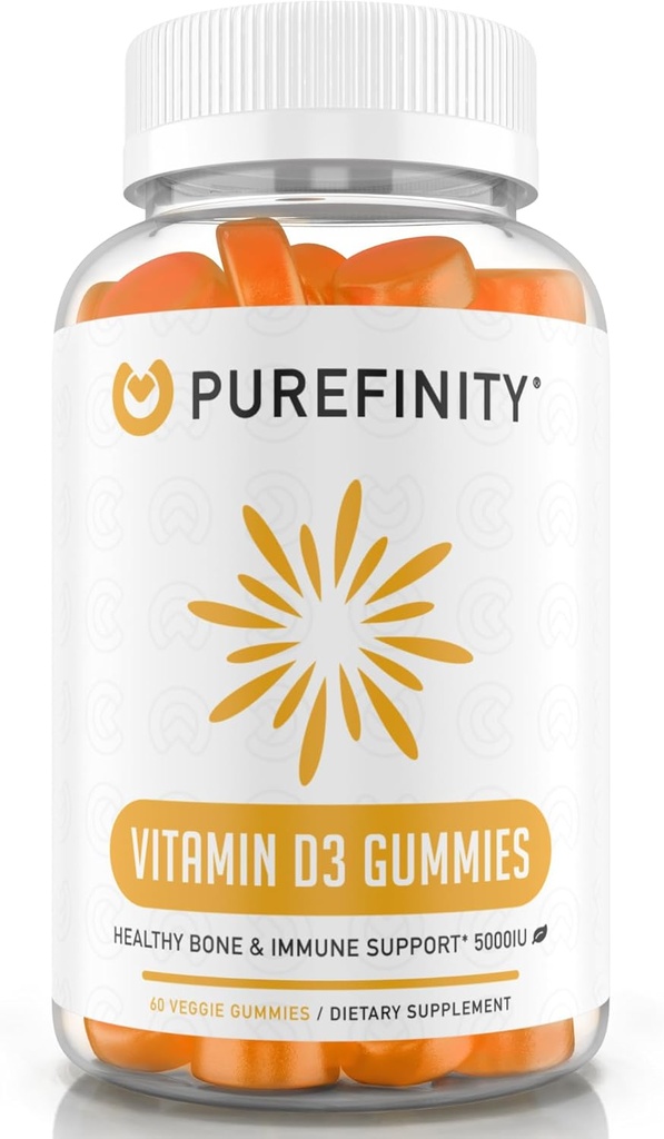 Purefinity Vitamina D3 5000 ui Gummies 