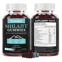 Shilajit pentru Man,Woman & Kid.Himalayan Gold Shilajit Gummies.1000mg Shilajit,200mg Ashwagandha,200mg Chaga,100mg Ginseng,100mg Saw Palmatto,60mg Black Seed Oil