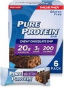 Doar proteine ® Chewy Ciocolata Chip, 50 grame, 6 conta Multipack