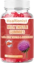 Gume de muls pentru ficat Curățare, Detox & Reparare Grăsuță de ficat Formula Gumies, Milk Thistle Extract 