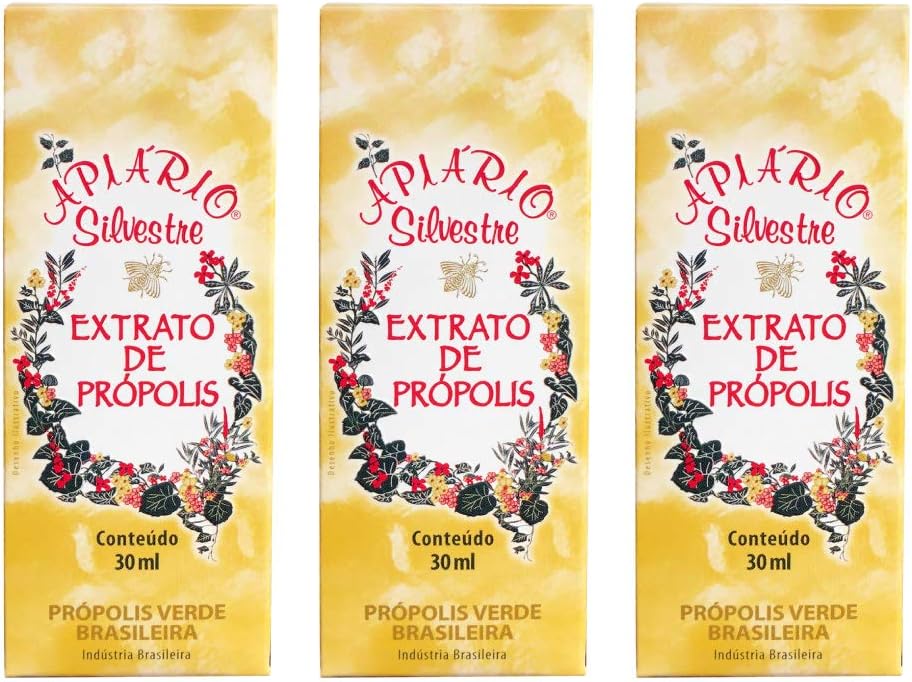 Distribuitor oficial - 1 flacon de Apiario Silvestre Brazilian Green Bee Propolis Extract lichid de cereale 30 ml