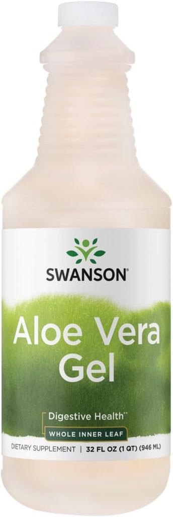 Swanson Premium Brand Aloe Vera Gel 32 fl Ounce (1 Qt) (946 ml) - Ambalaj cu 1