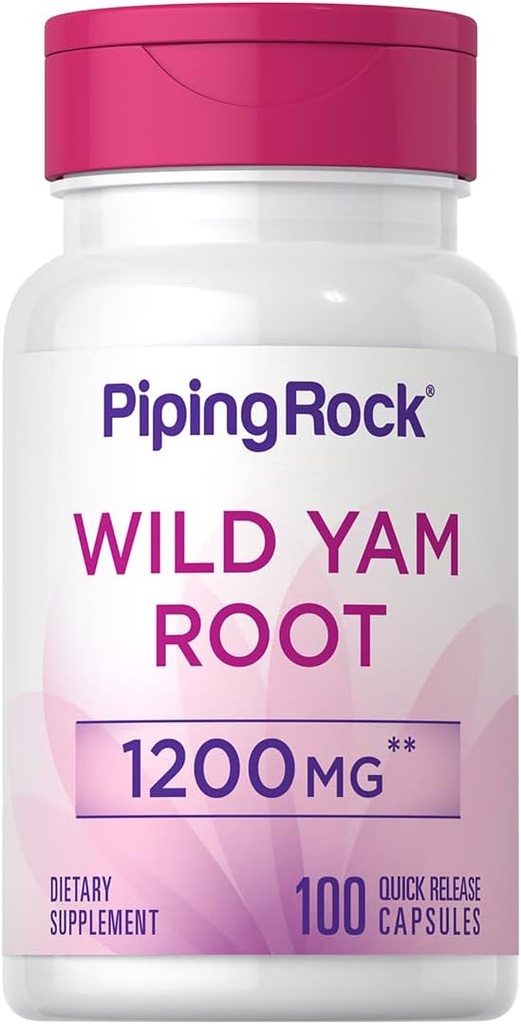 Piping Rock Wild Yam capsule rădăcină 1200 mg 