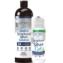 Ameo Life Silver Gel coloidal cu Aloe Vera & Cyber Silver lichid Bundle