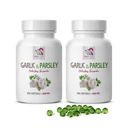 suplimente cu usturoi - PARLIC ȘI PARSLEY FORMULA ODORLESS - vitamine pentru sănătatea oaselor pentru femei, alicină cu usturoi, alicină, suplimente cu usturoi, pătrunjel, capsule cu pătrunjel, usturoi inodor - 2B 200 Caps