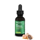 Organika Bee Propolis Tincture 1 oz: Extract de Vegan Propolis - gât și respirație - Fără gluten, OMG-uri, arome artificiale - 10 zile Prop picături de aprovizionare