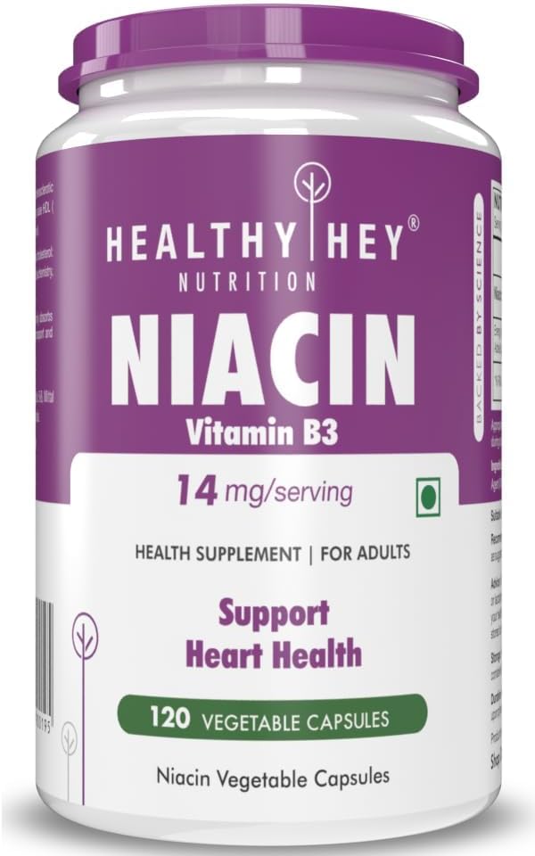 Nutriţie Niacin Vitamina B3 120 Veg. Capsule