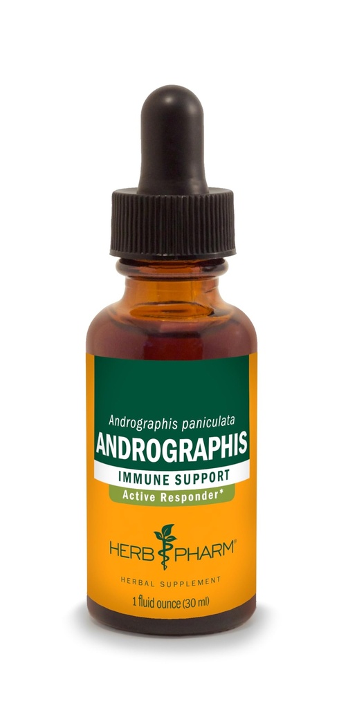 Herb Pharm Andrographis Extract lichid pentru suport sistem imunitar, 1 Fl Oz (Pachetul de 1) (DANDRO01)
