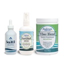 Ultimate Health Boost Bundle (Picături minerale Trace, Fortisalt scăzut de sodiu și amestec de fibre)