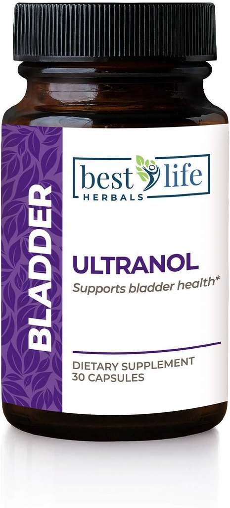 Ultranol Total Bladder de sprijin - naturale Cranberry Supliment pentru sanatatea urinara, Controlul vezicii urinare hiperactive, Incontinenta - Reduce scurgeri si urgenta - 1 flacon - 30 capsule