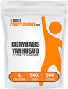 BulkSupplements.com Corydalis Extract pulbere - Corydalis root extract, Herbal Supplement - Vegan & Gluten gratuit, 1g per Serving, 500g (1.1 lbs) (Pachet de 1)