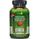Irwin Naturals Body Fat Diet System-Six RED - 72 lichid Soft-Gels, 6-in-1 Formula pentru managementul greutății cu oxid de azot Booster - 24 Serviri totale