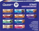 Quest Nutriție Ultimate Variety Pack Proteine Baruri, Proteină mare, Carb scăzut, Gluten gratuit, Keto Friendly, 12 Conte