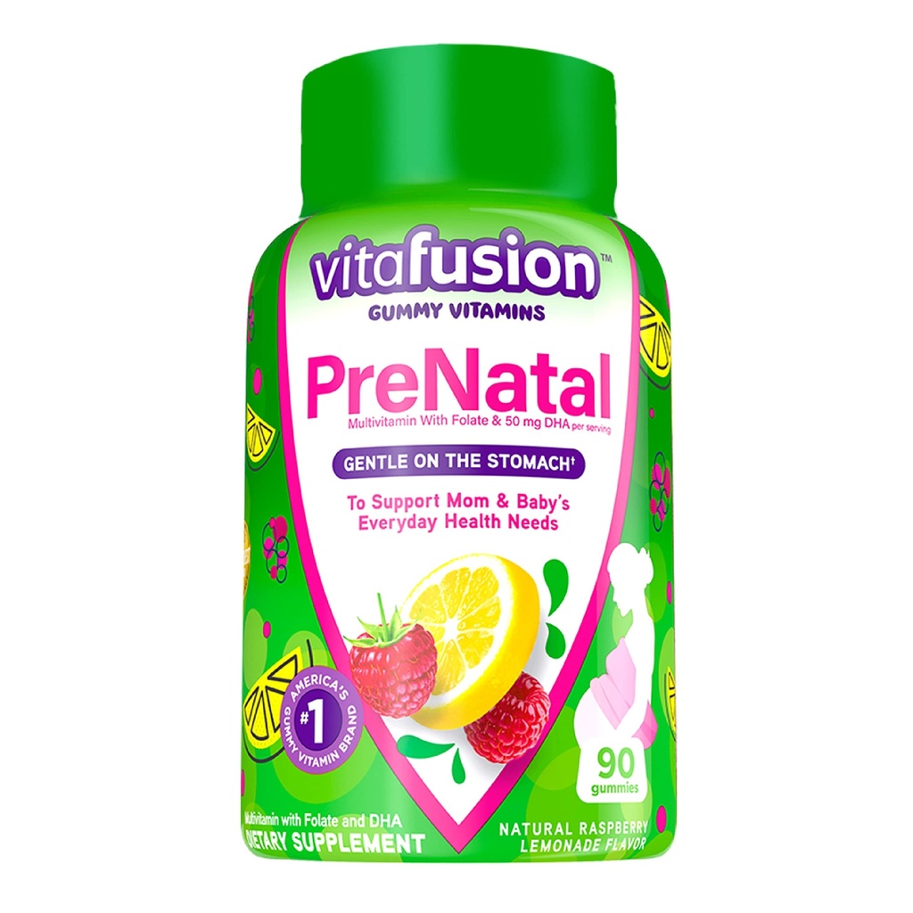 Fertilitate pre-sezut Lubricant și vitafusion 90 Conte Gummy vitamine prenatale cu Folate, DHA, și Nutrients esențiale pentru sănătatea sarcinii