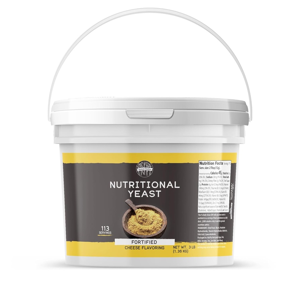 Birch & Meadow 1 Galion of Nutritional Yeath Flakes, Popcorn, Yummy Nooch