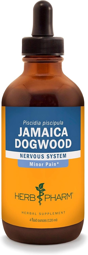 Herb Pharm Jamaica Dogwood Extract lichid pentru durere minora - 4 Ounce