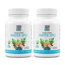 Ba da, poţi! Pastile naturale de apă Lipo - Curățare diuretică cu electroliți și vitamine - ajută cu păstrarea apei - gluten-free, 21 capsule per flacon (2 ambalaj)