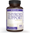 Suport tiroidian cu iod, vitamina B12 şi 12 alte ingrediente esenţiale: Revitalizeaza metabolismul, energia si sanatatea cognitiva. 60 Capsule