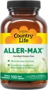 Viața de țară Aller-Max - Querbetin Suplimente cu Bromelain - Suport imunitar cu vitamina C, Zinc, și Blend botanic - Certified Gluten-Free, Vegan (100 Conte (Pachet de 1))