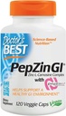 Cel mai bun Complex Carnosine de zinc al doctorului cu Pepzin Gi Veggie Caps, 120 Conte