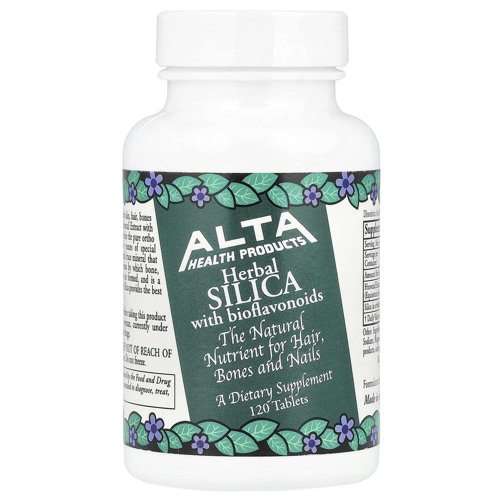 Alta Health Products, plante SILICA cu bioflavonoide , Tablete, 120 Conte