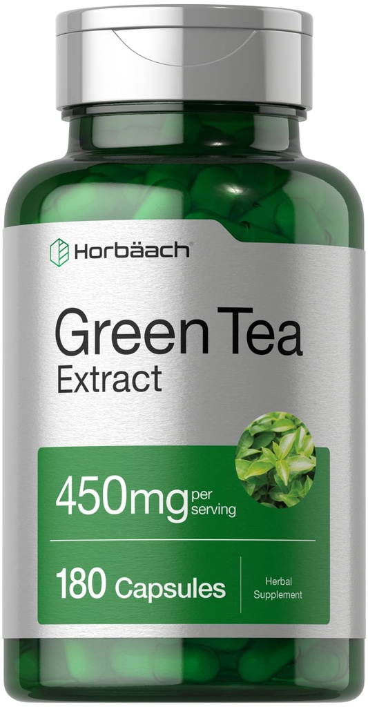 Horbäach capsule extract de ceai verde 450mg 