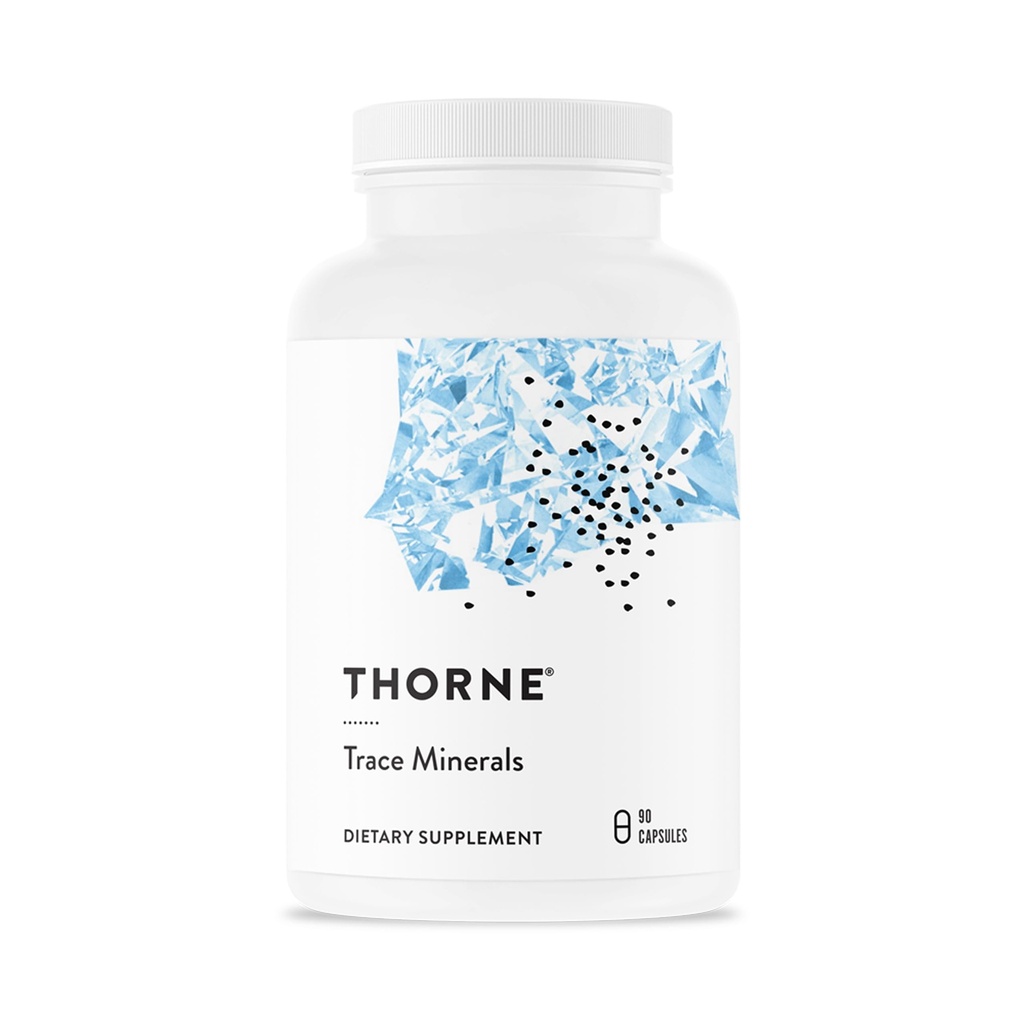 THORNE - Urme minerale - Supliment alimentar cu zinc, Bor și Seleniu - Forme Chelate - Formula cuprinzătoare - 90 capsule