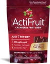 Terapie enzymatic Actifruit Supliment cu Cran-max, 500 mg, 20 Chews moale, Cutii (Pachet de 2)