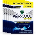 Vicks VapoCool Drops severe ale gâtului Sore, mentol maxim, durere de gât Soothes Sore, Flavor Winterfrost, 225ct (5-pack of 45ct)