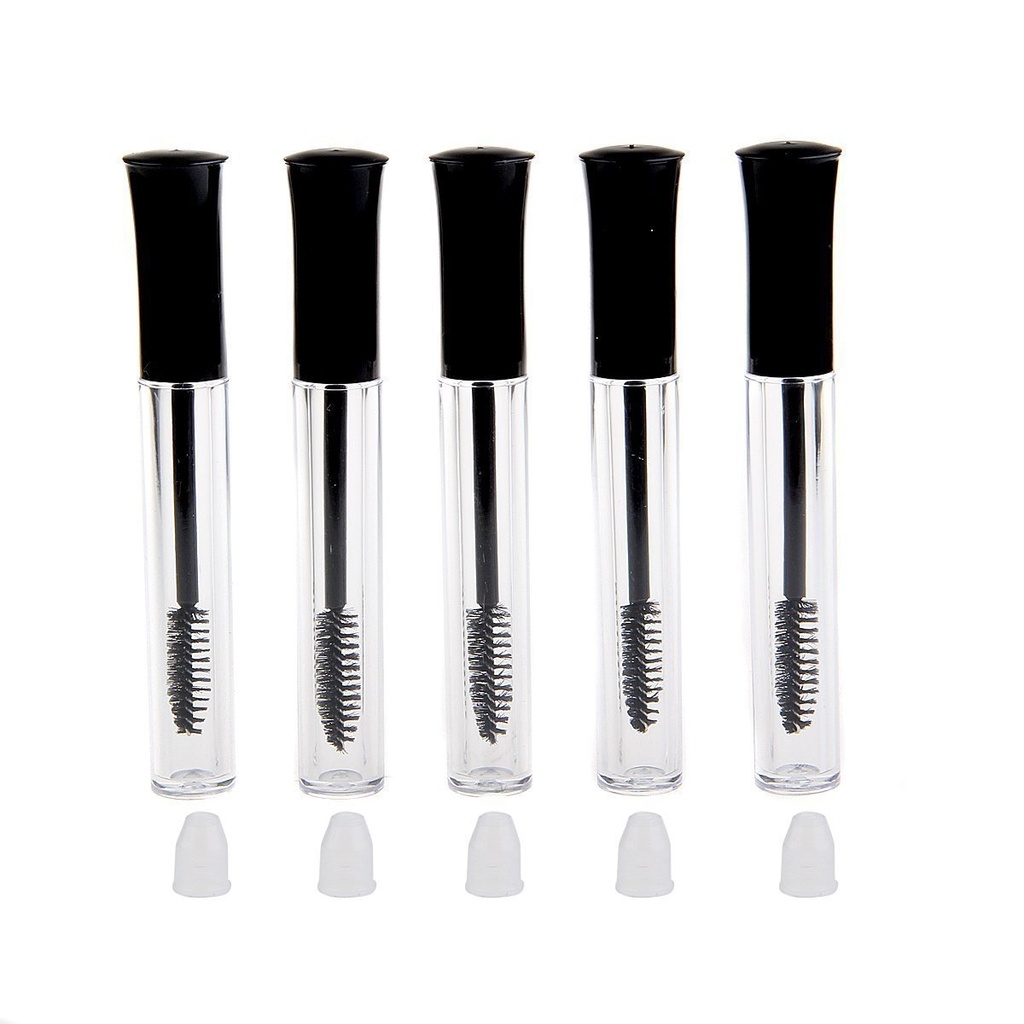 5PCS/5ML Reutilizabil Geană gol de creștere ulei Mascara Sticle Tube Holder Container Geana Wanda flacoane cu Perie