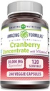 Amazing Formulas Cranberry Concentrat 30.000 mg cu vitamina C Supliment 