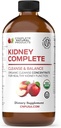 Complete Natural Kidney Complete - Liquid Dietary Supplement for Kidney Support, Cleanse, and Detox with Apple Cider Vinegar, Lemon, Organic Chanca Piedra, Beet, Citric Acid, Vitamin C, & More - 12oz