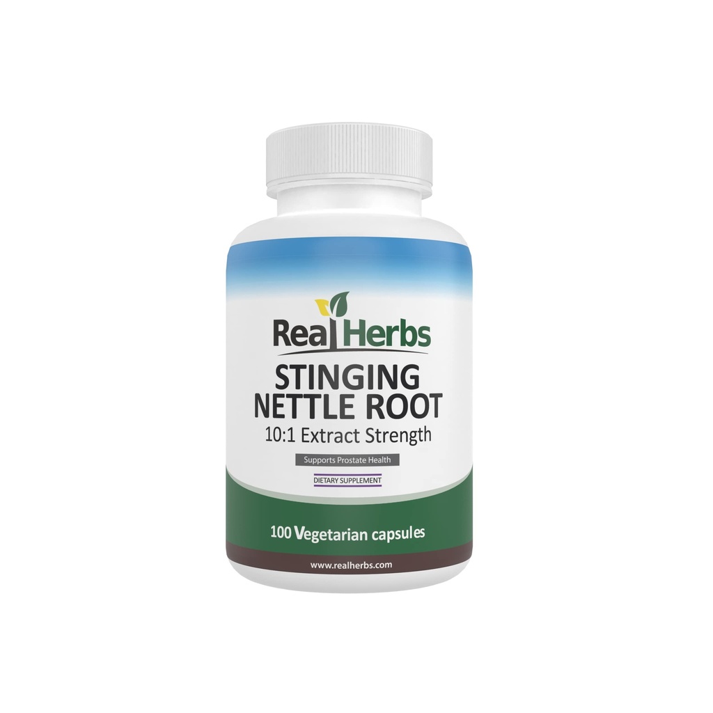 Herbs Real Stinging Nettle Root Extract 7500 mg (750 mg de 10:1 extract) 
