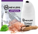 Nevlers White Himalayan Salt Inhalator pentru Plămâni & nas cu 6 Oz Coarse roz Himalayan Marea sare 