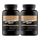 Nugenix Nitriți Oxid Booster Supliment - Flux azotat de oxid, L-Arginină, L-Citrulină, Extract de scoarță de pin - Vasodilatator - 200 Conte