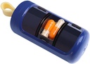 Container Pilula, Pastile mici Portable Pastile, Mini Dimensiune Organizator Pilula, Cutie de pastile pentru Vitamina, Ulei de pește, Suplimente, 3 Compartiment Sliding Daily Pilula...