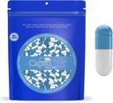 Capsulină de culoare 0 Capsule goale de Gelatină Blue/White 10000 Count 