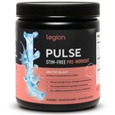 LEGION Pulse Pre Workout Supliment - All Natural Nitric Oxid Preworkout Drink to Boost Energy, Creatine Free, Natural Sweeted, Beta Alanine, Citruline, Alpha GPC (Cafeina gratuit Arctic Blast)